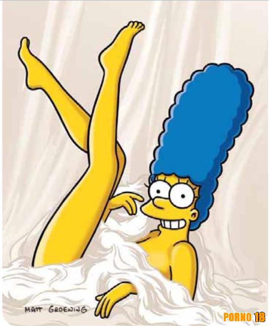 marge simpson nua foto